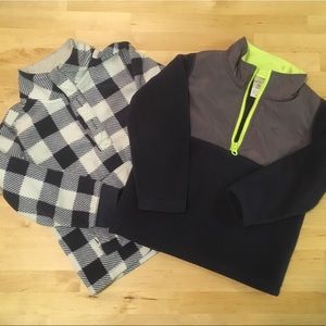 Pair of Carters fleeces
